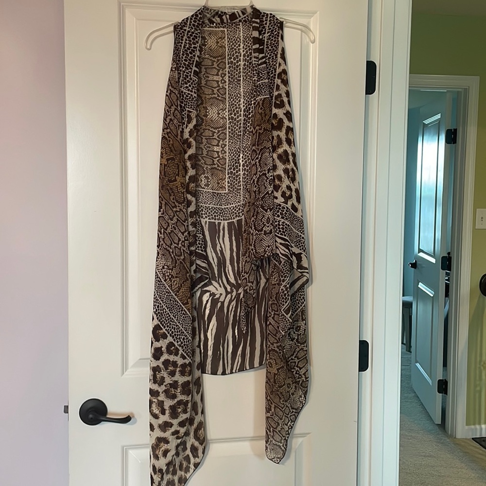Leopard handkerchief tunic, great condition